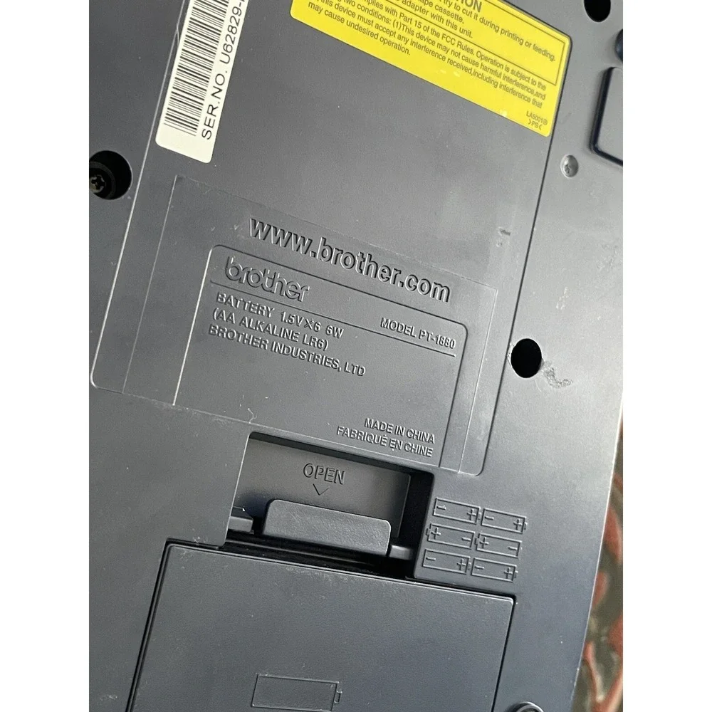Brother P-touch RPT1880 Electronic Labeling‎ System, No Power Cord , Tested